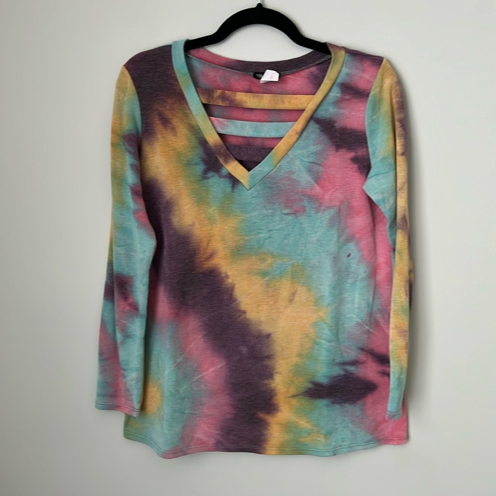 Long Sleeve Tie Dye Shirt Size Small
